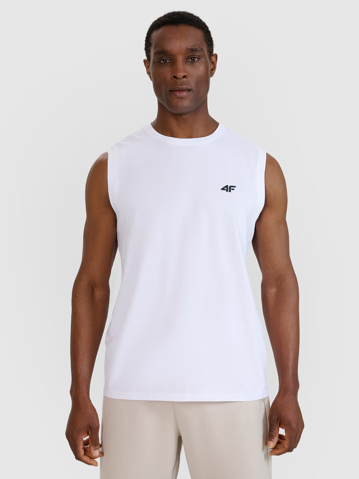 Tank top regular gładki męski