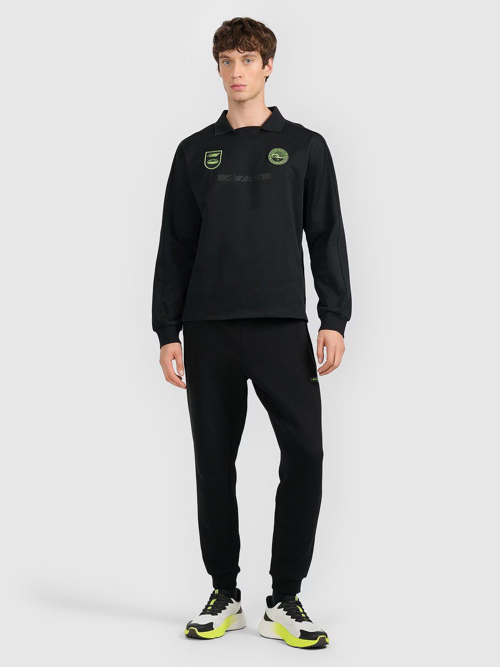 Longsleeve polo męski 4F x Robert Lewandowski