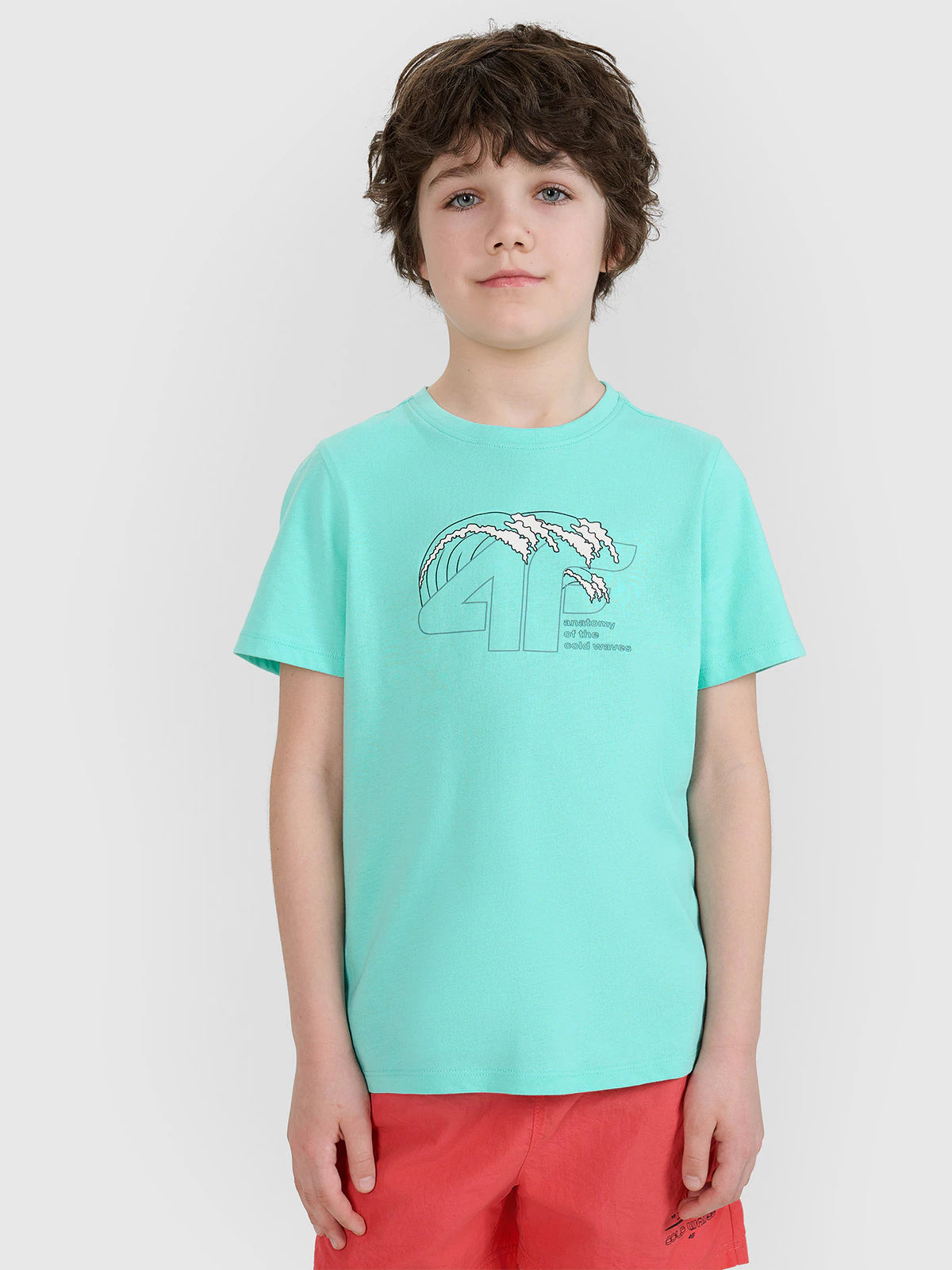 T-shirt regular z nadrukiem chłopięcy