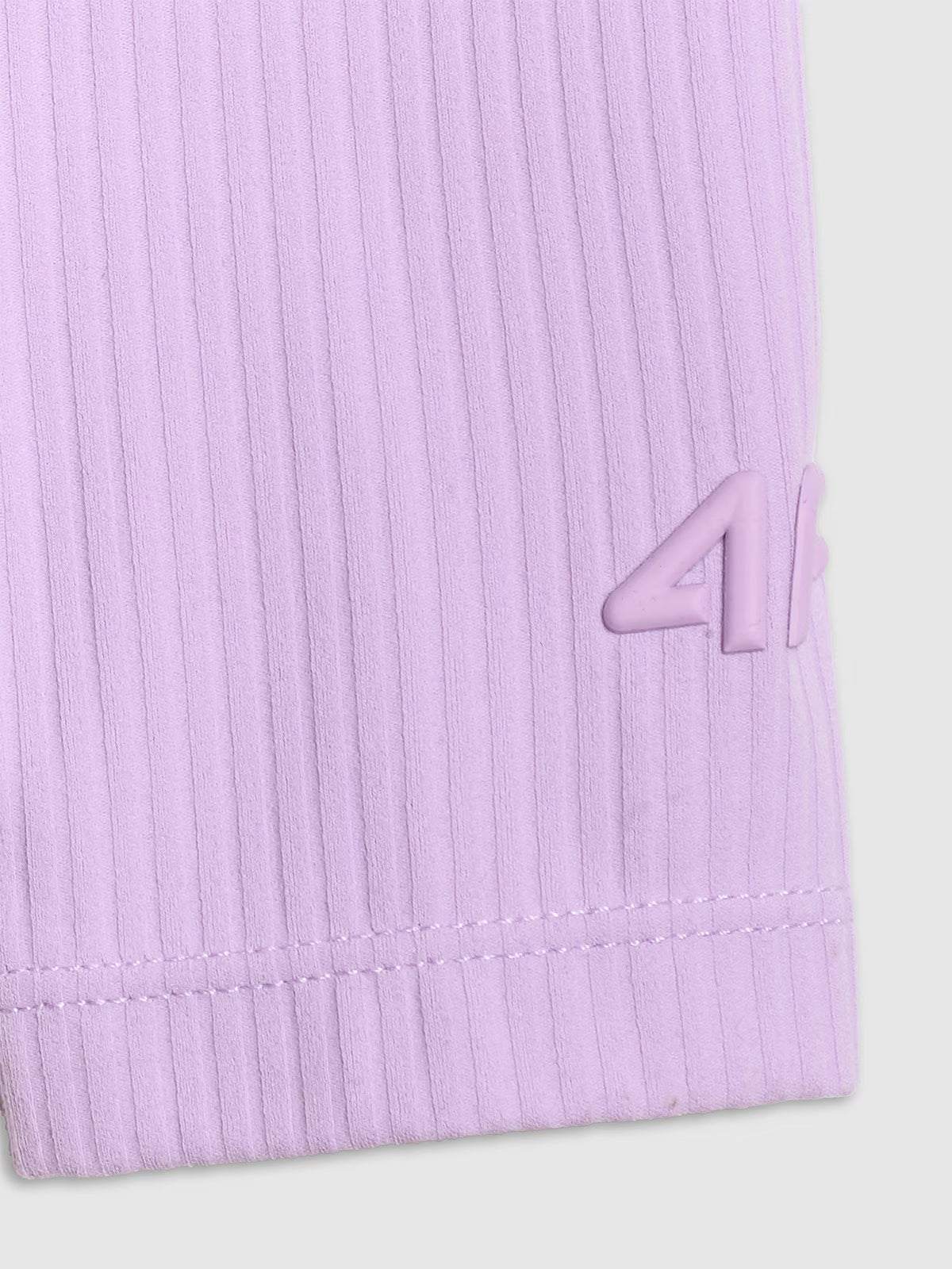 Longsleeve slim z prążkowanej dzianiny damski