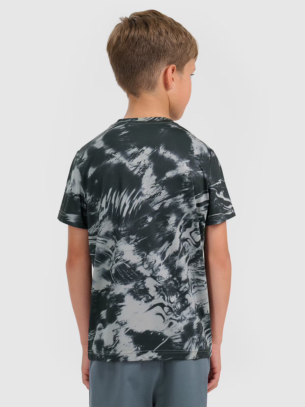 T-shirt sportowy szybkoschnący chłopięcy