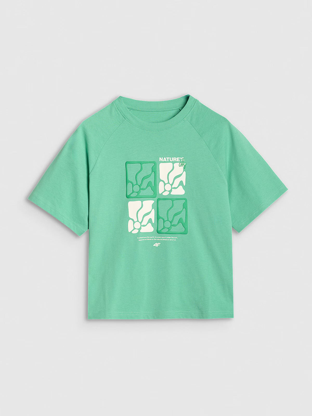 T-shirt oversize z nadrukiem damski