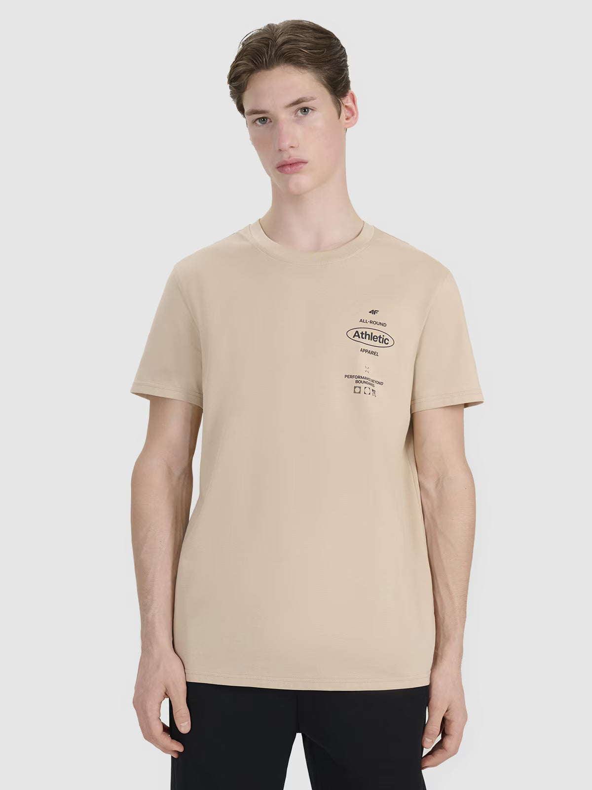 T-shirt regular z nadrukiem męski