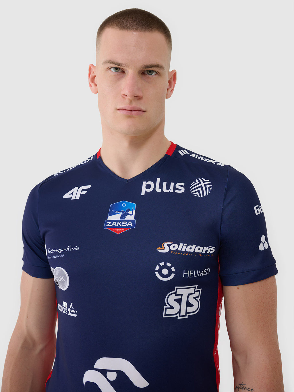 Koszulka meczowa replika wyjazdowa z sezonu 2024/25 męska 4F x Zaksa Kędzierzyn Koźle