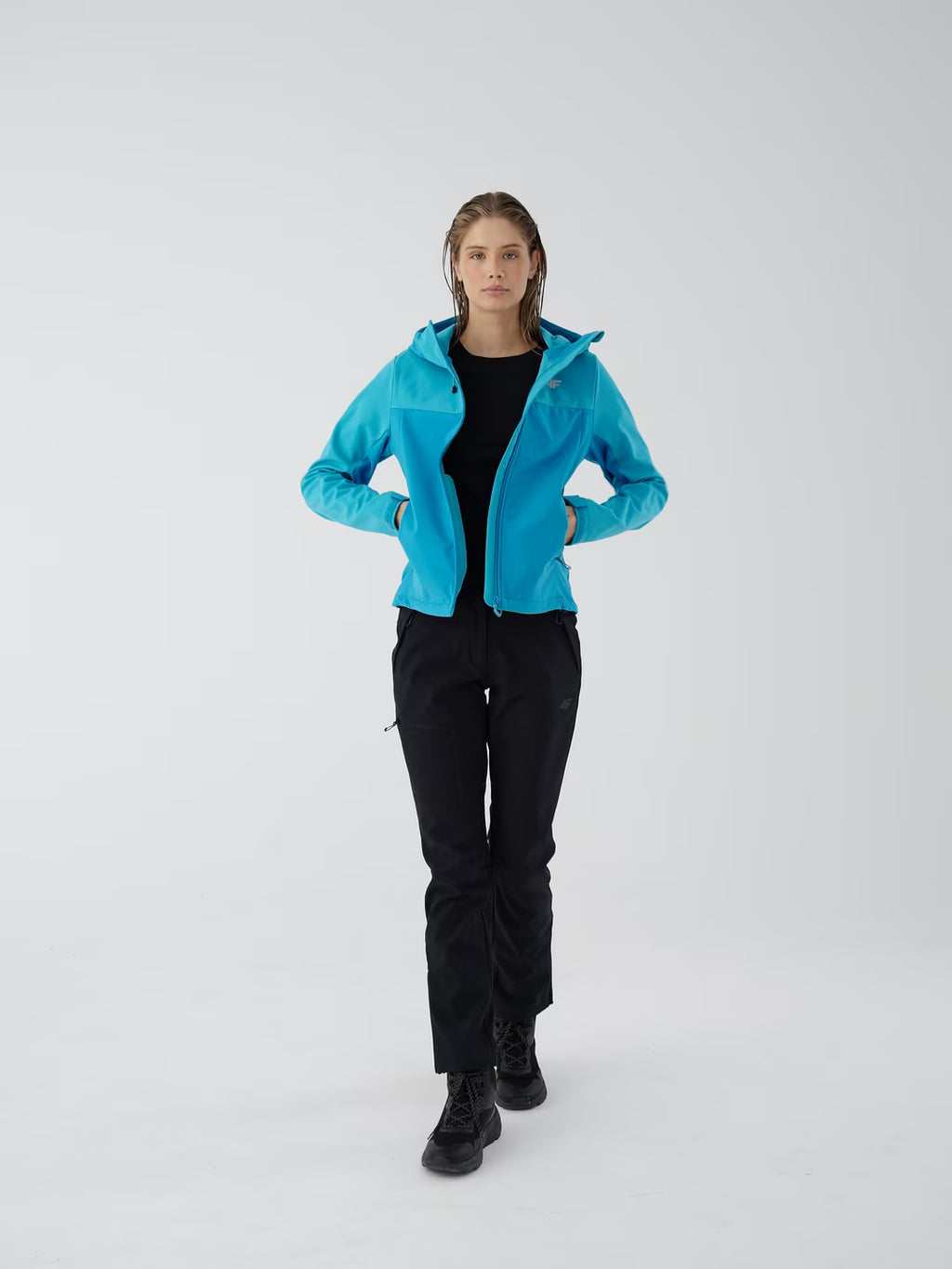Kurtka softshell wiatroodporna membrana 8000 damska