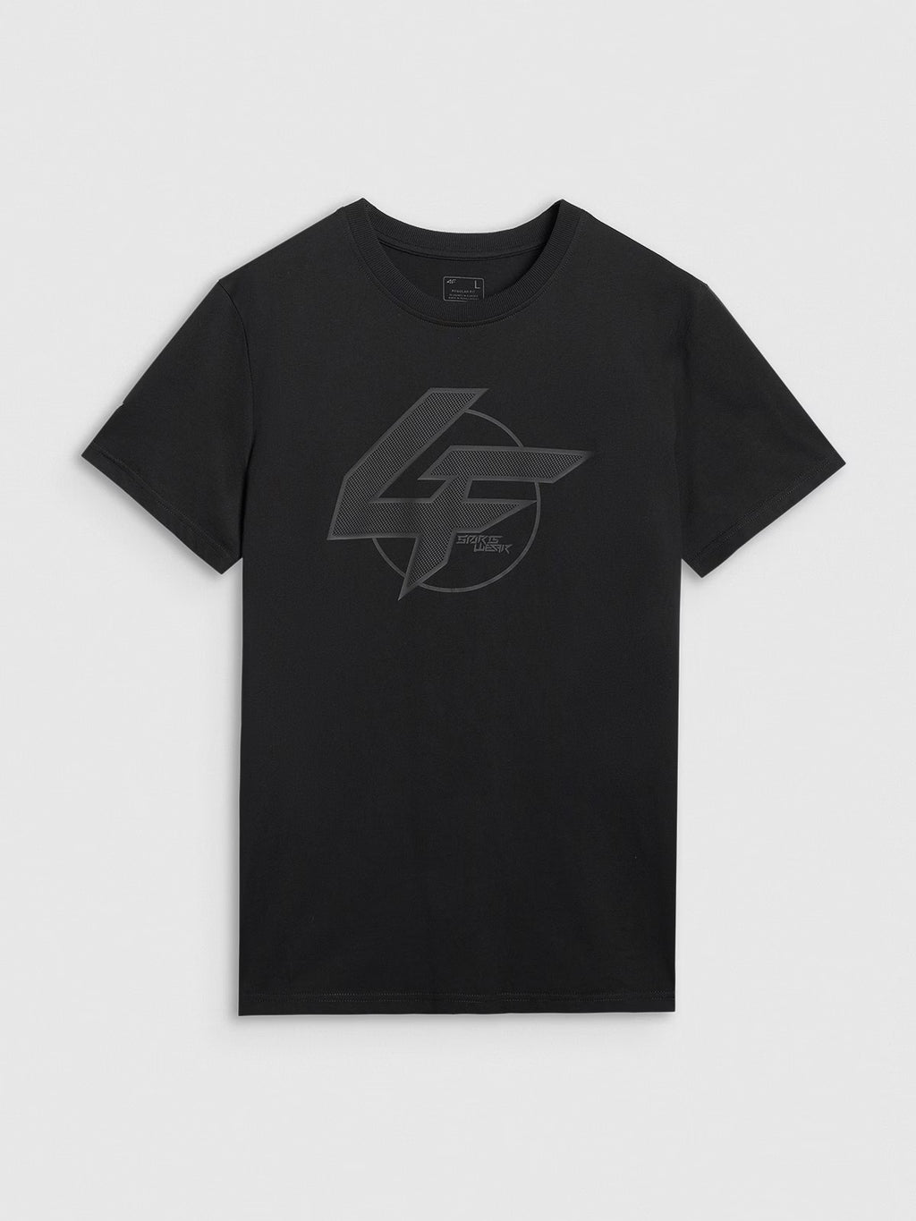 T-shirt regular z nadrukiem męski