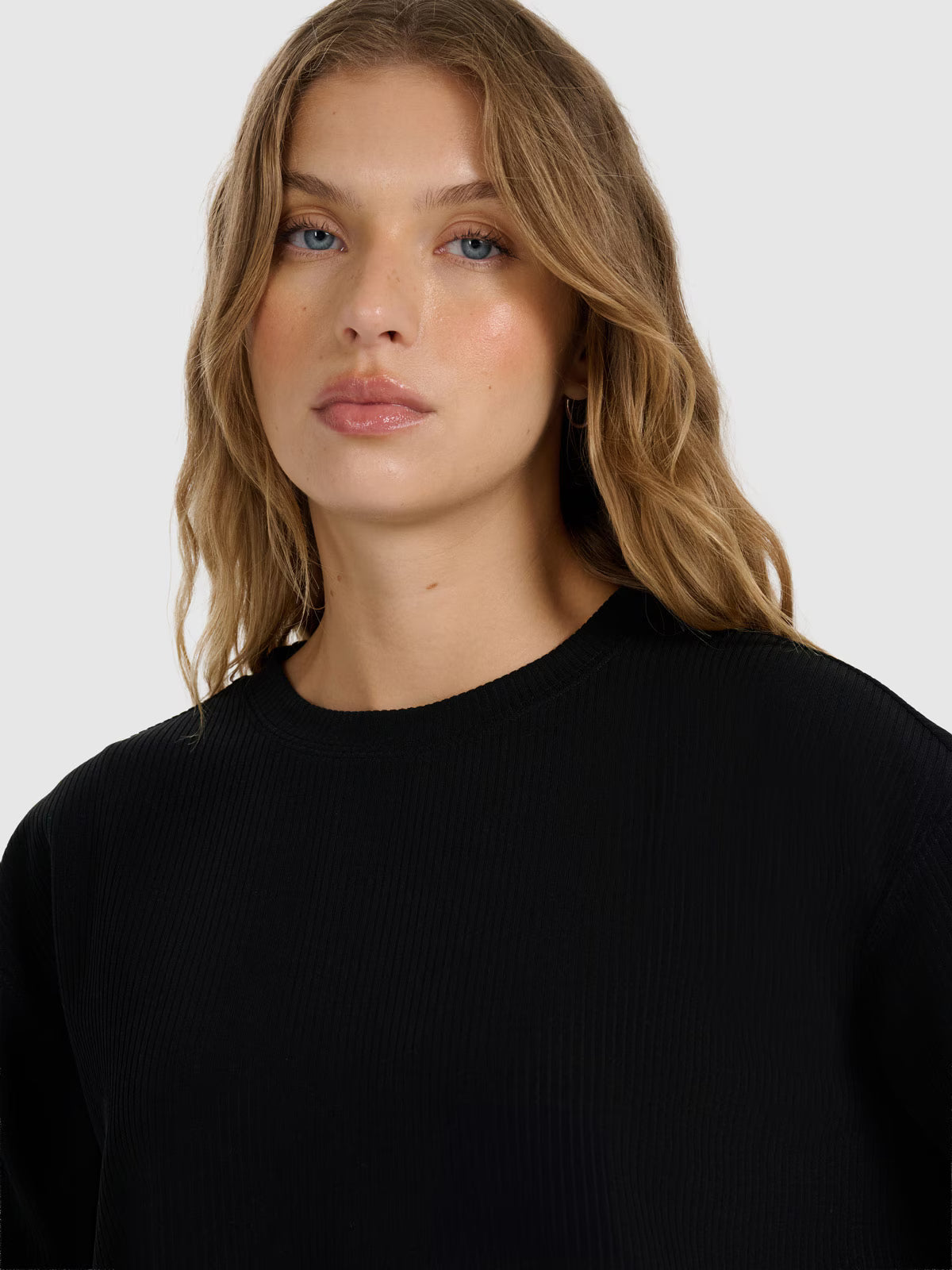 Bluza dresowa nierozpinana z modalem damska