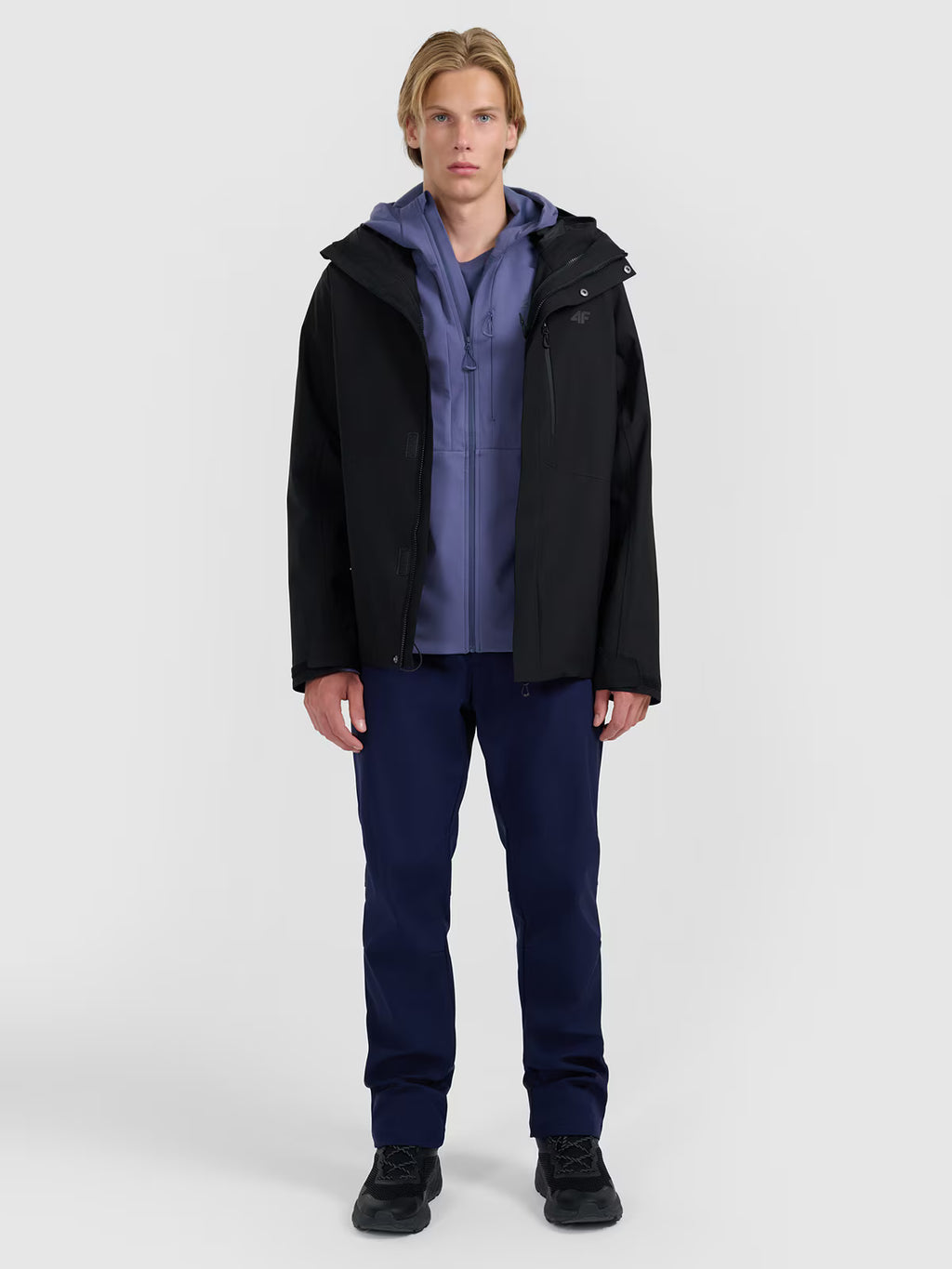 Kurtka softshell wiatroodporna membrana 10000 męska