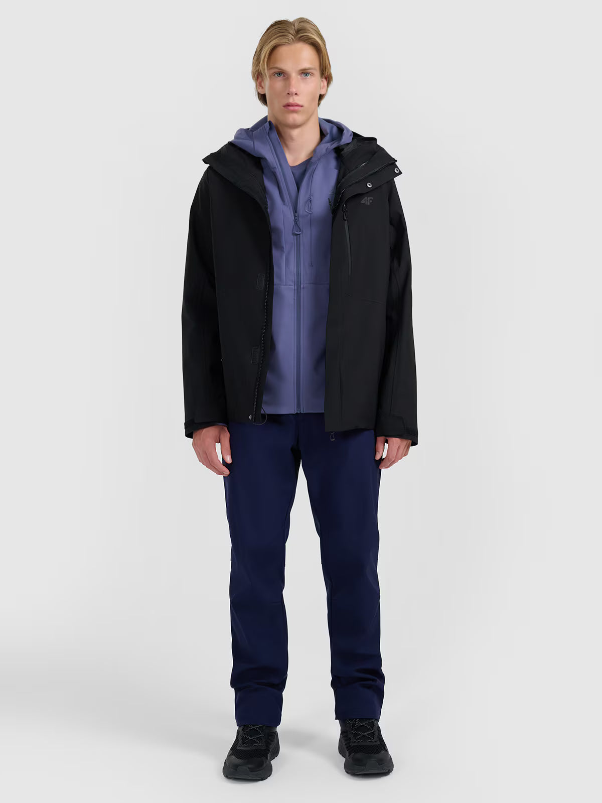 Kurtka softshell wiatroodporna membrana 10000 męska