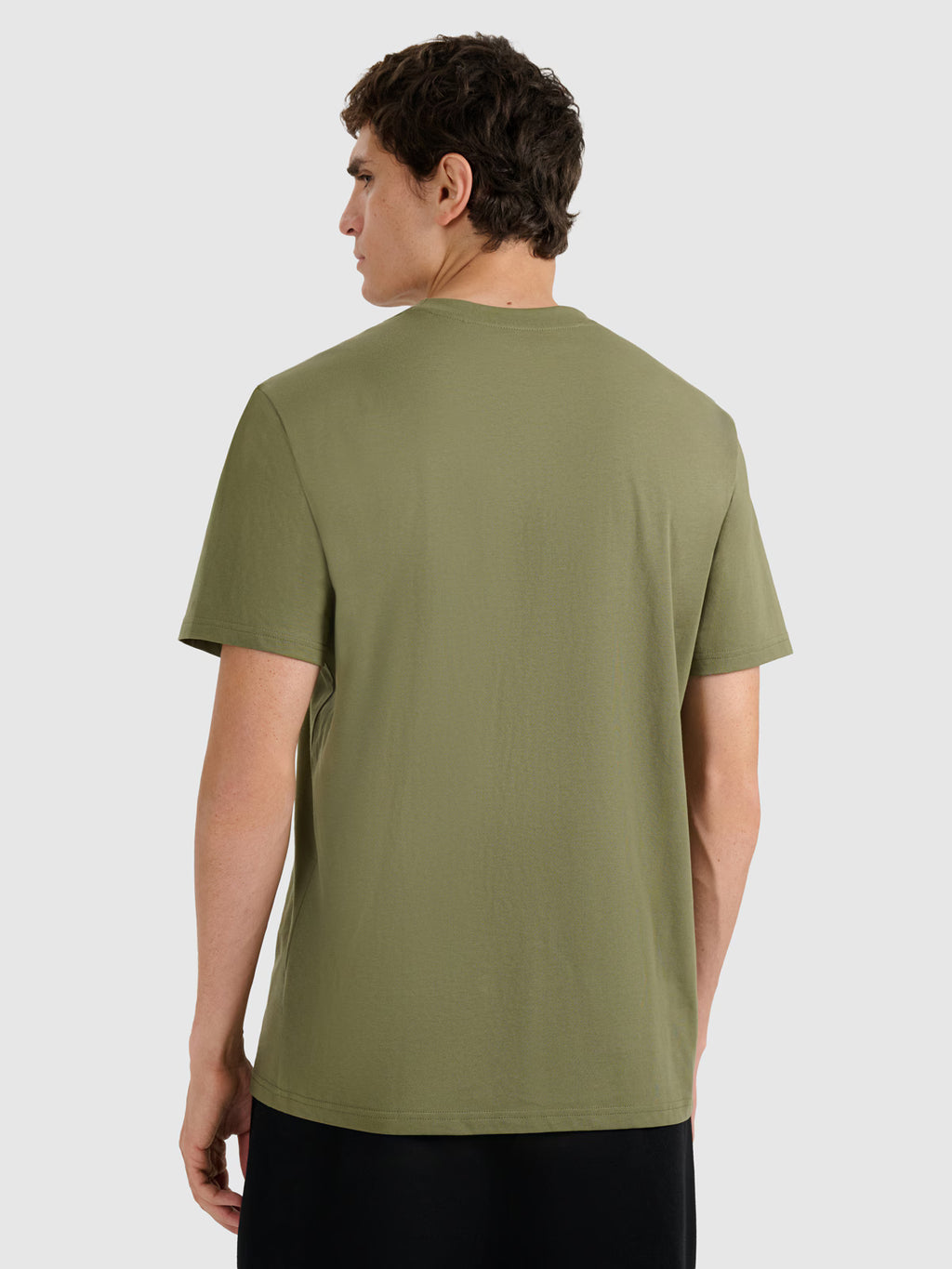 T-shirt regular gładki męski