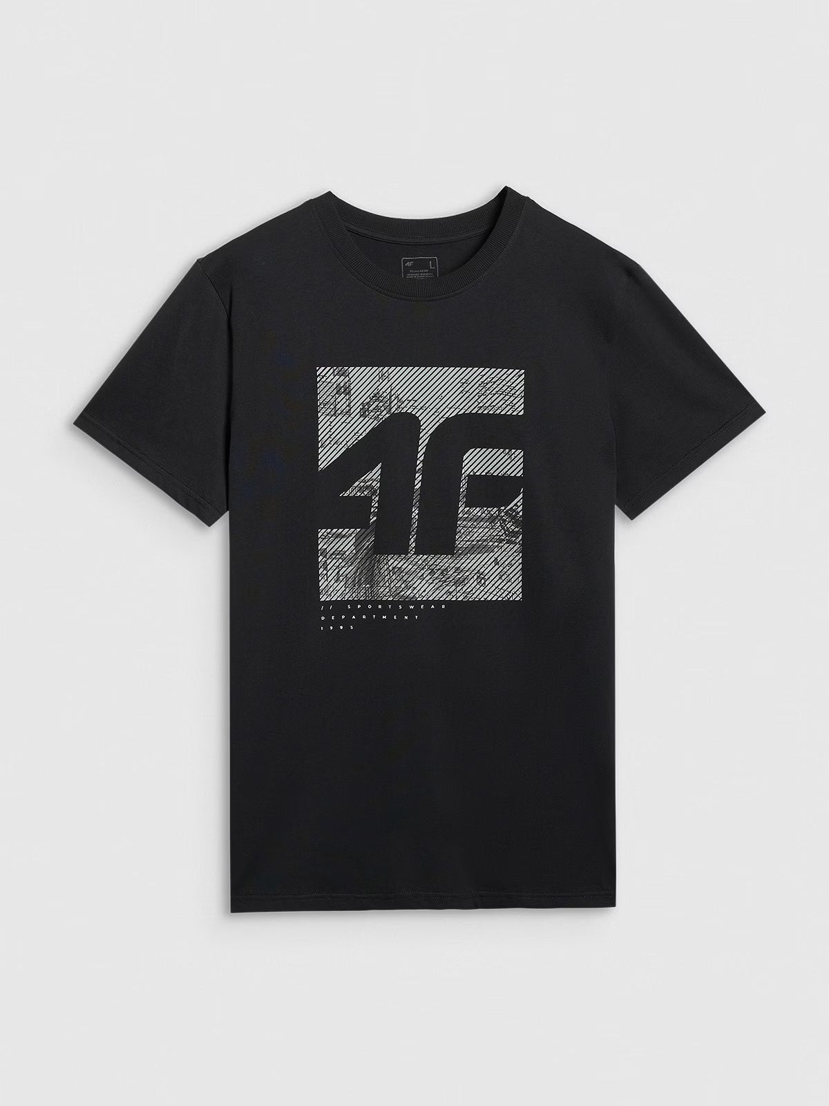 T-shirt regular z nadrukiem męski