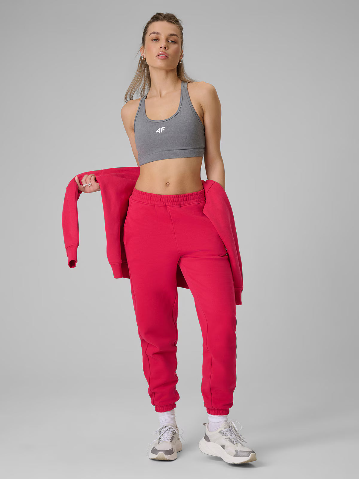 Spodnie dresowe joggery damskie