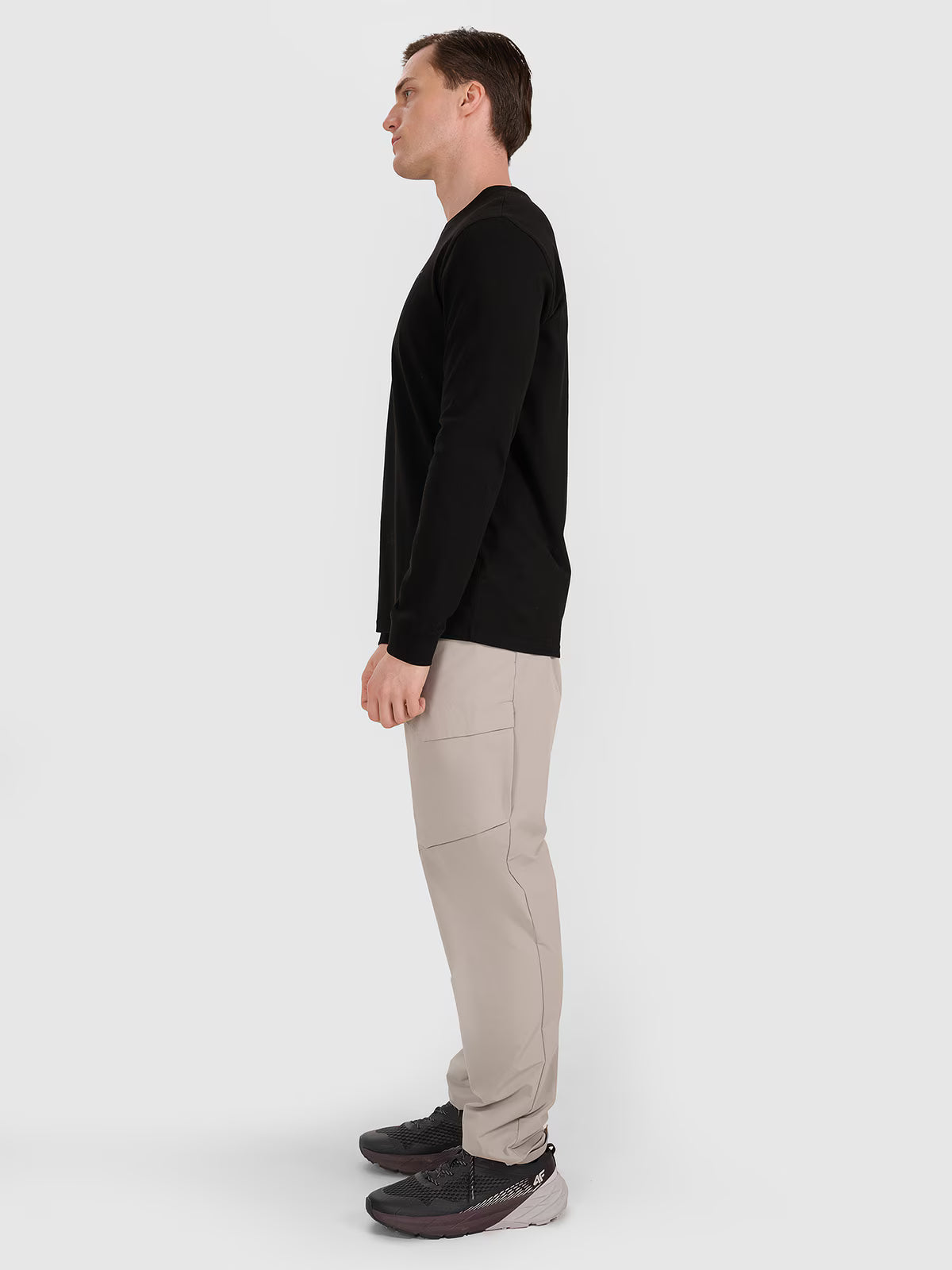 Longsleeve regular gładki męski