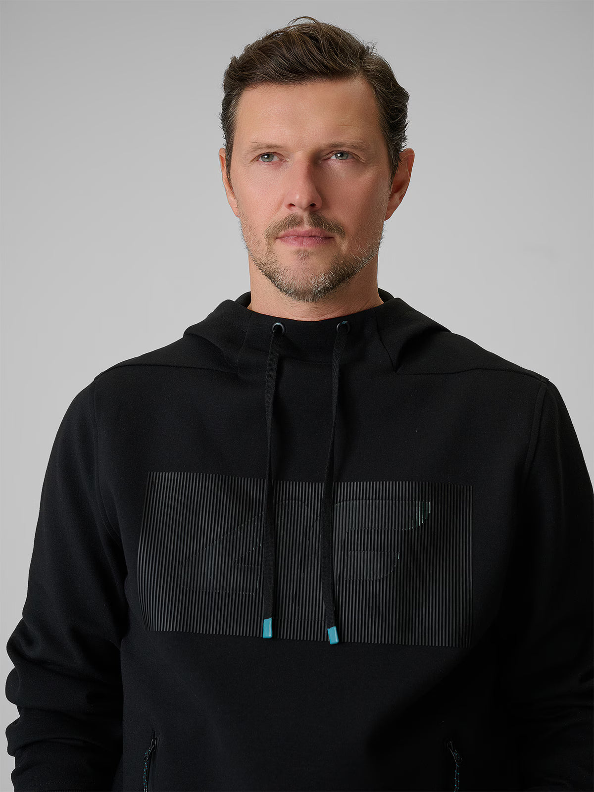 Bluza dresowa regular z kapturem męska