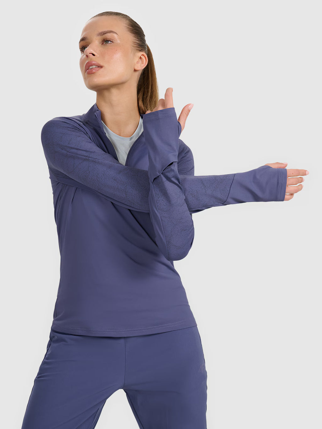 Bluza do biegania regular szybkoschnąca damska