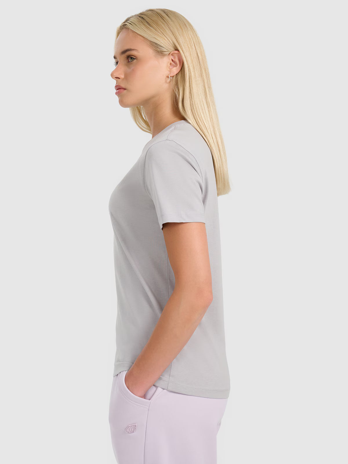 T-shirt regular z nadrukiem damski