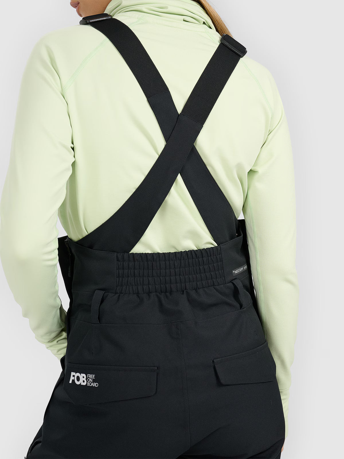 Spodnie snowboardowe z szelkami membrana 15000 damskie