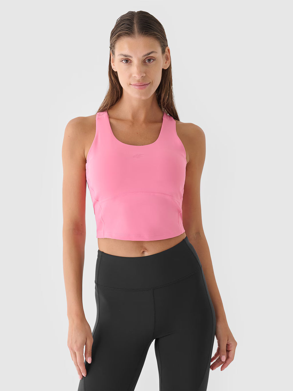 Crop top treningowy szybkoschnący damski