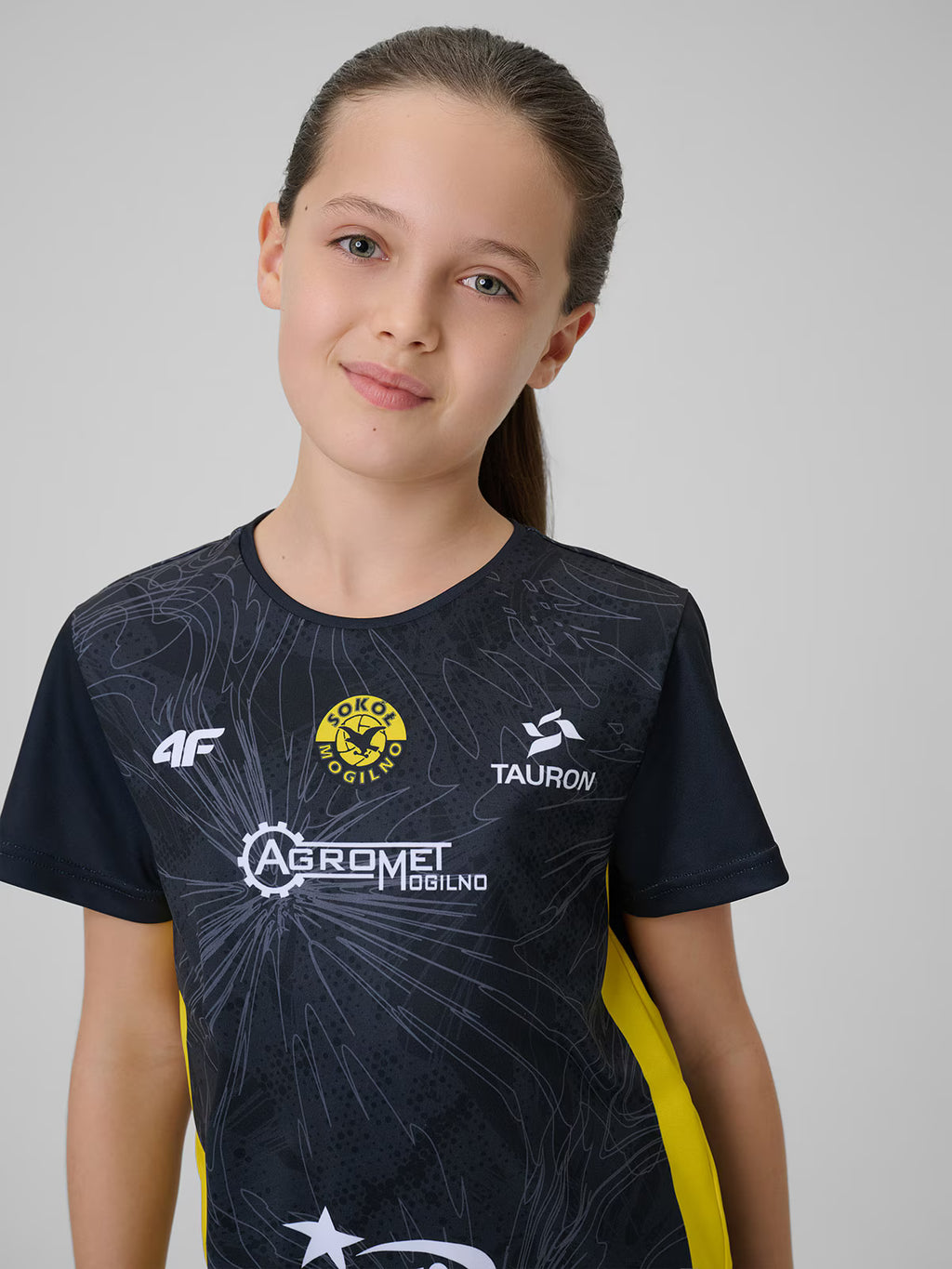 Koszulka meczowa replika domowa z sezonu 2025/26 dziecięca 4F x Sokół & Hagric Mogilno