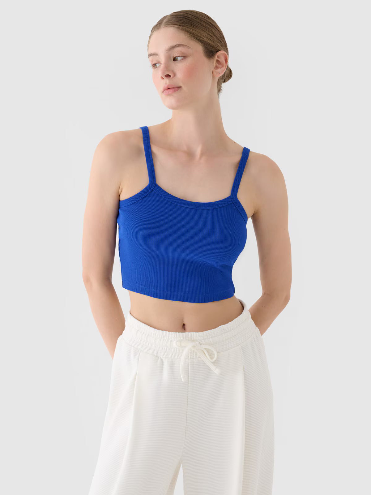 Crop top slim damski