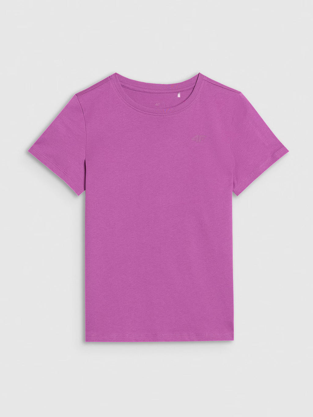 T-shirt regular gładki dziewczęcy