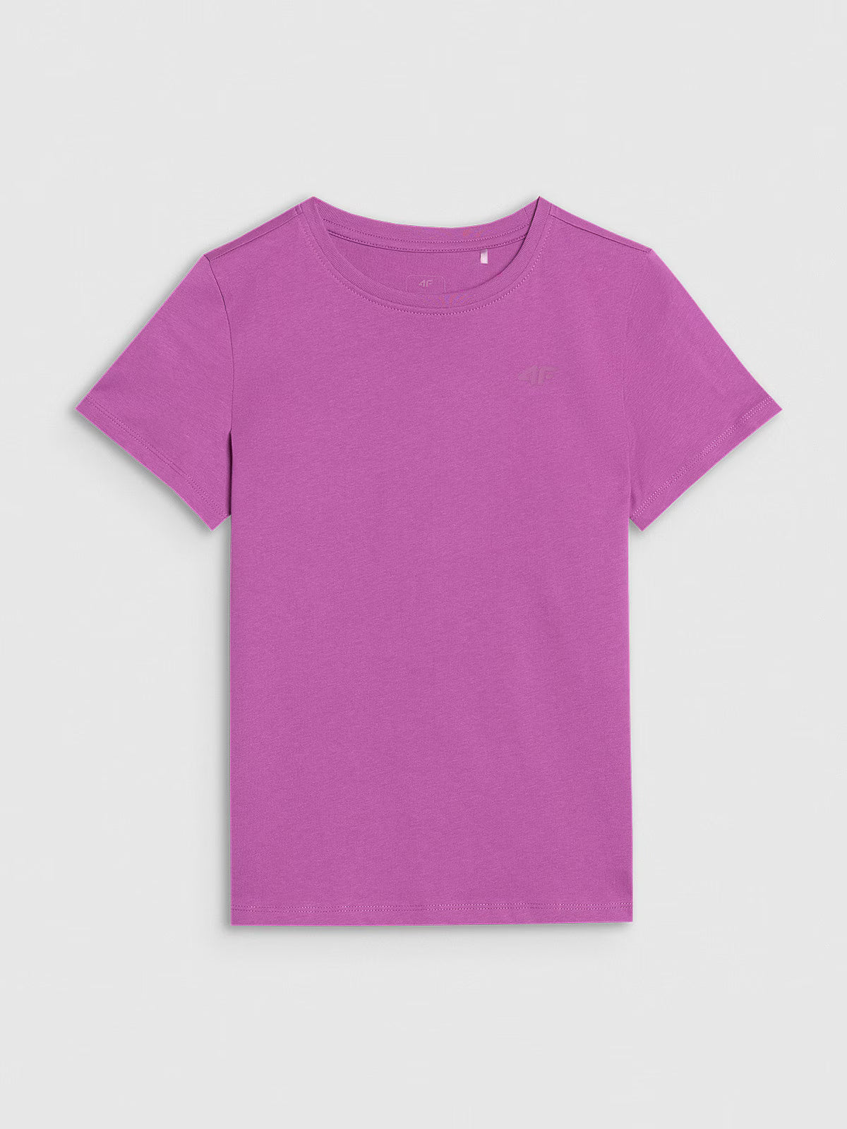 T-shirt regular gładki dziewczęcy