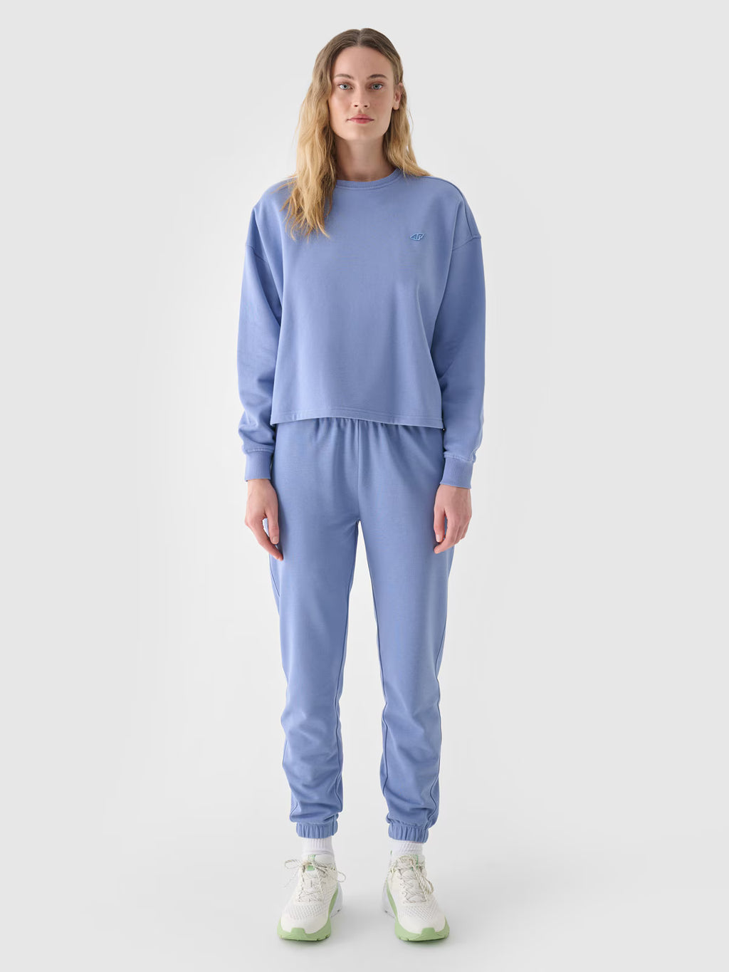 Bluza dresowa nierozpinana bez kaptura damska