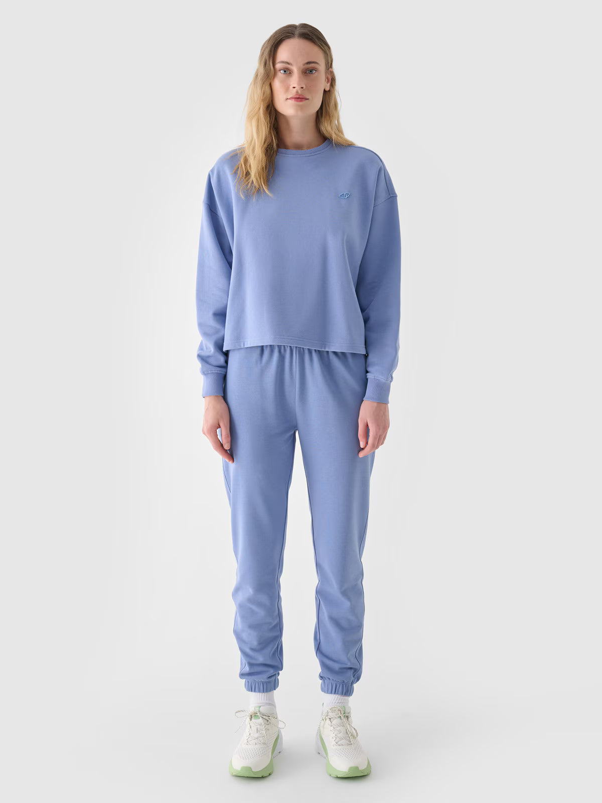 Bluza dresowa nierozpinana bez kaptura damska
