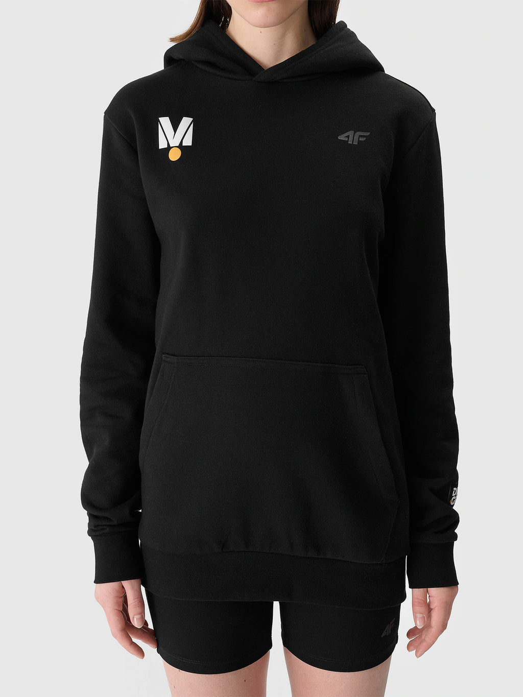 Bluza dresowa nierozpinana z kapturem uniseks 4F x Drift Masters