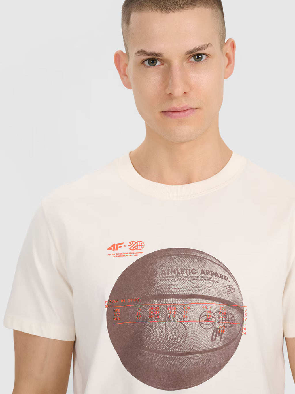 T-shirt regular z nadrukiem męski