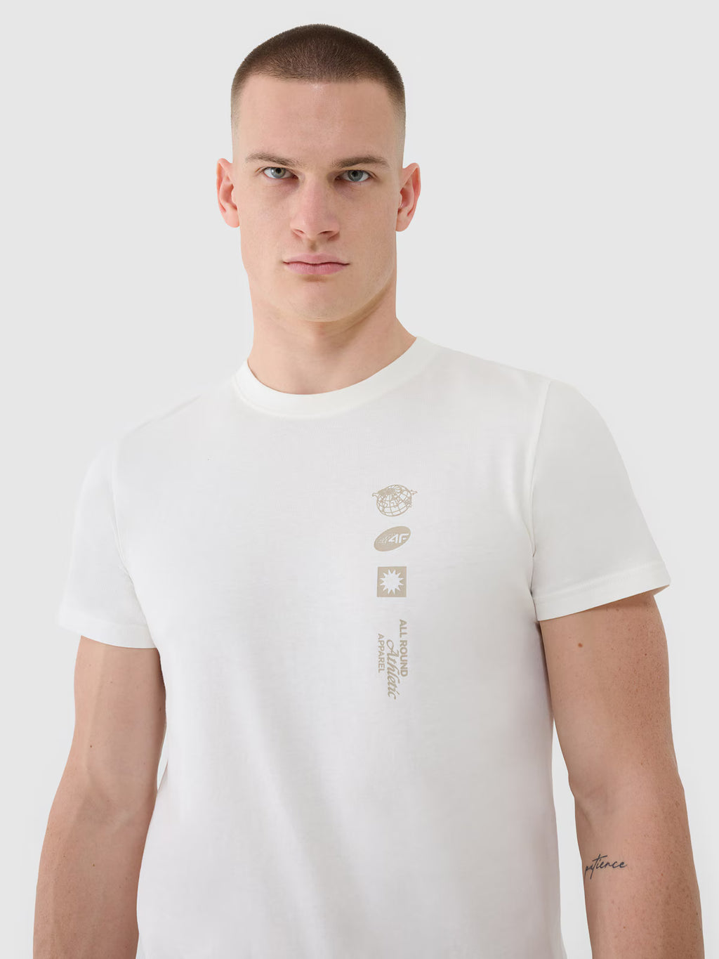 T-shirt regular z nadrukiem męski