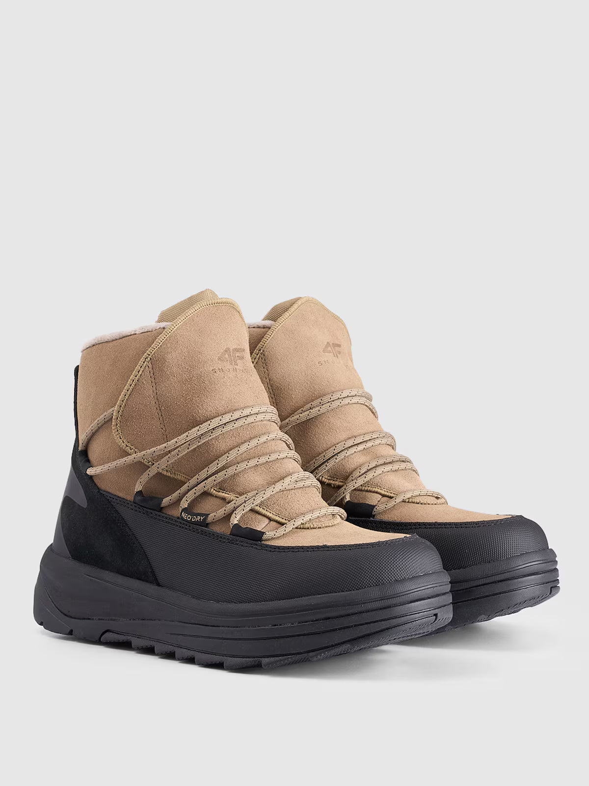 Buty zimowe śniegowce SNOWDROP z membraną damskie