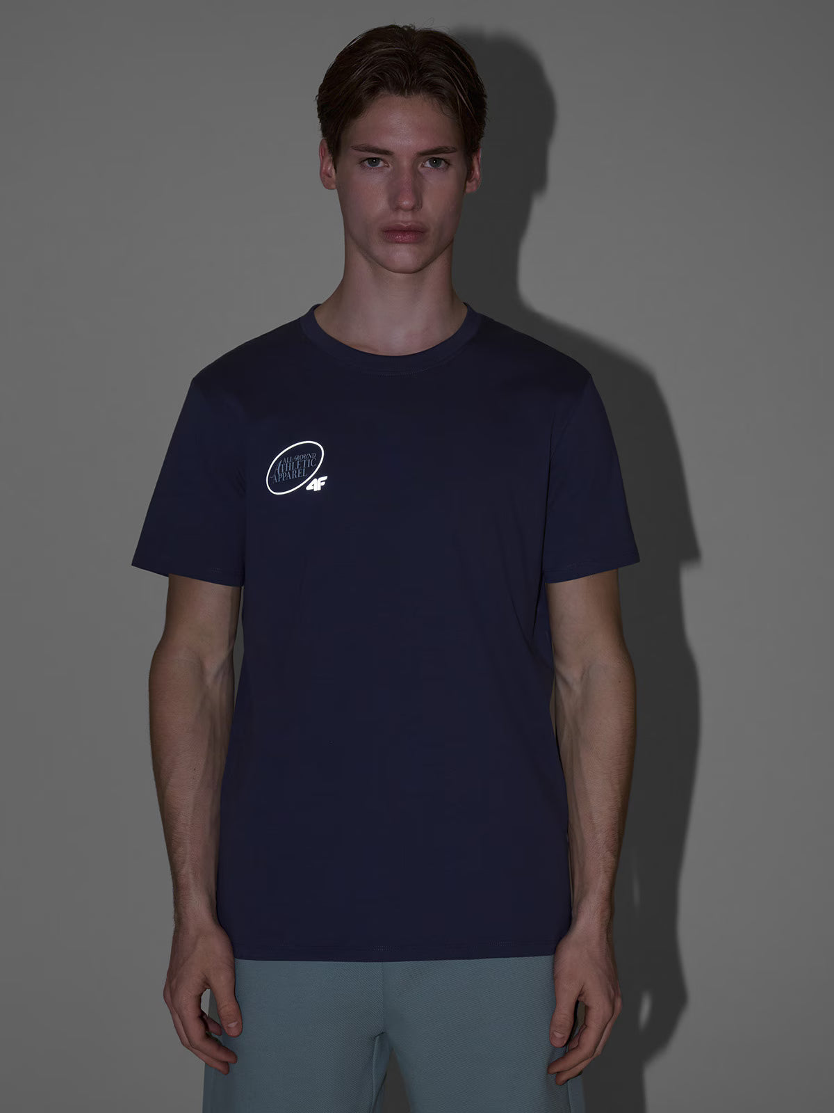 T-shirt regular z nadrukiem męski