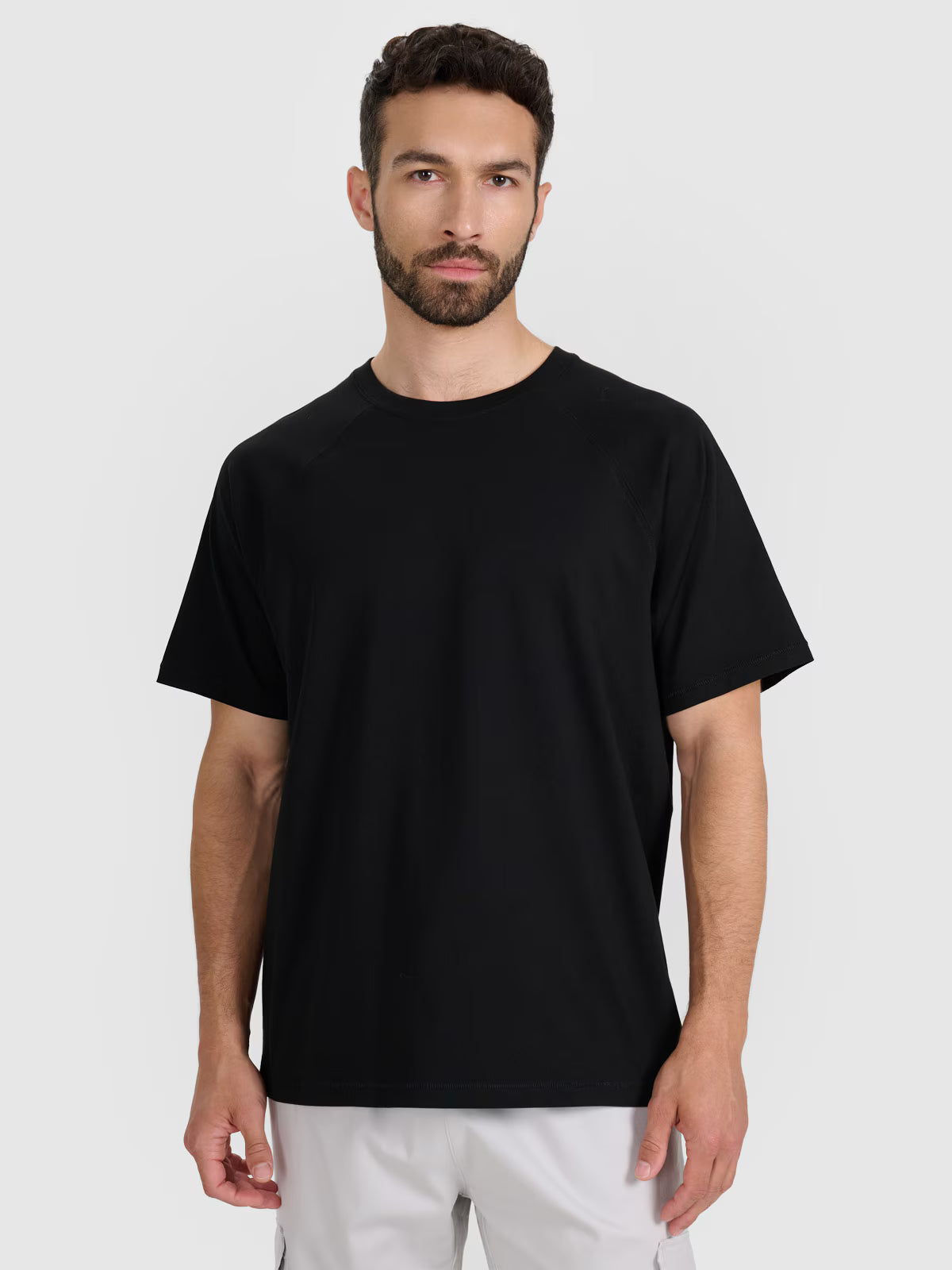 T-shirt oversize gładki męski