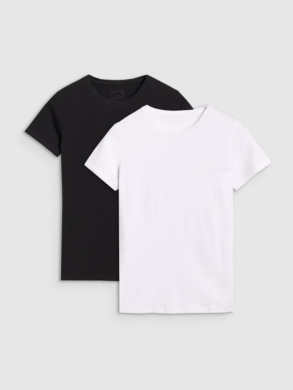 T-shirt slim gładki damski (2-pack)