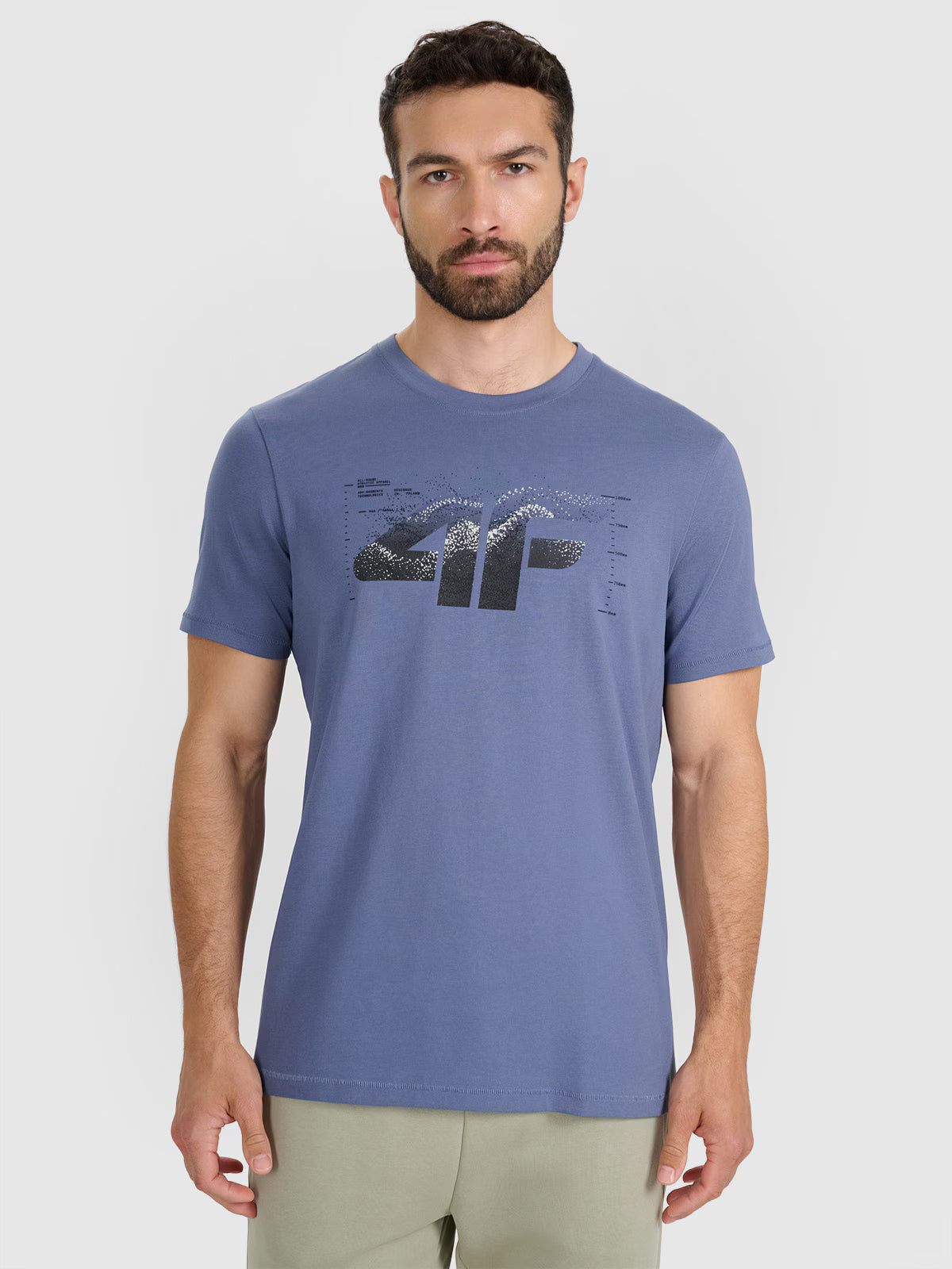 T-shirt regular z nadrukiem męski