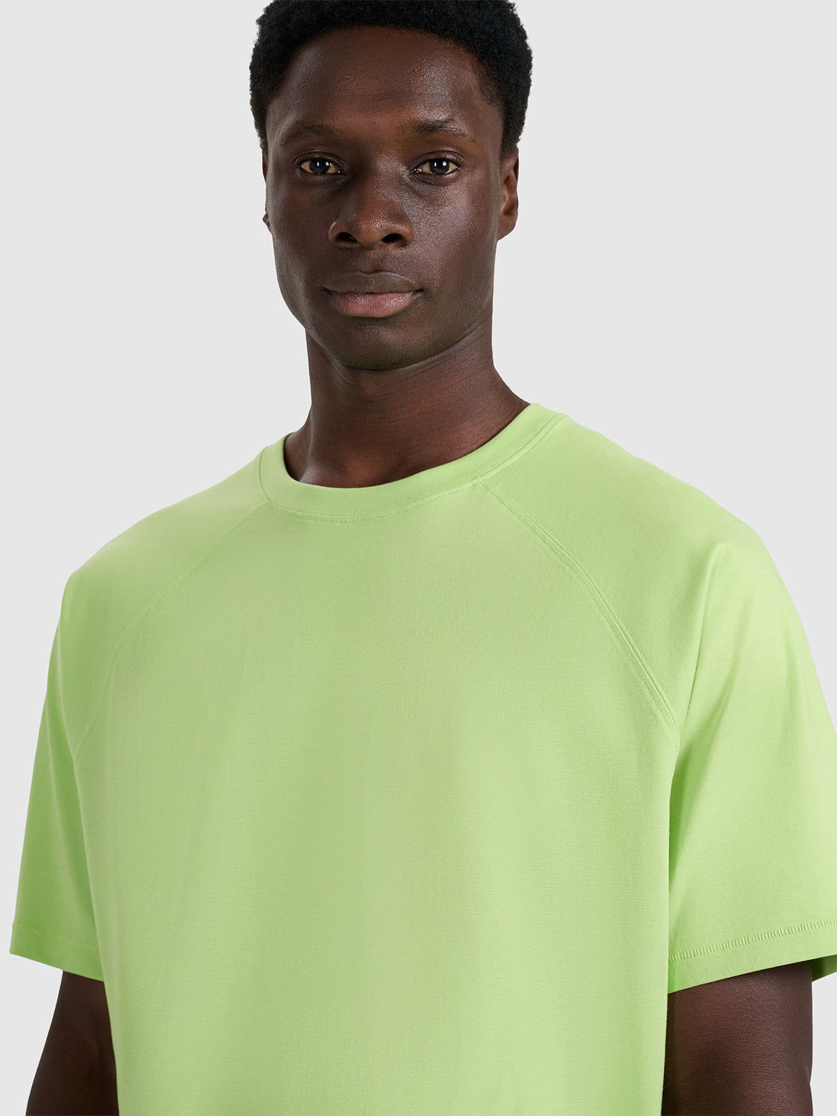 T-shirt oversize gładki męski