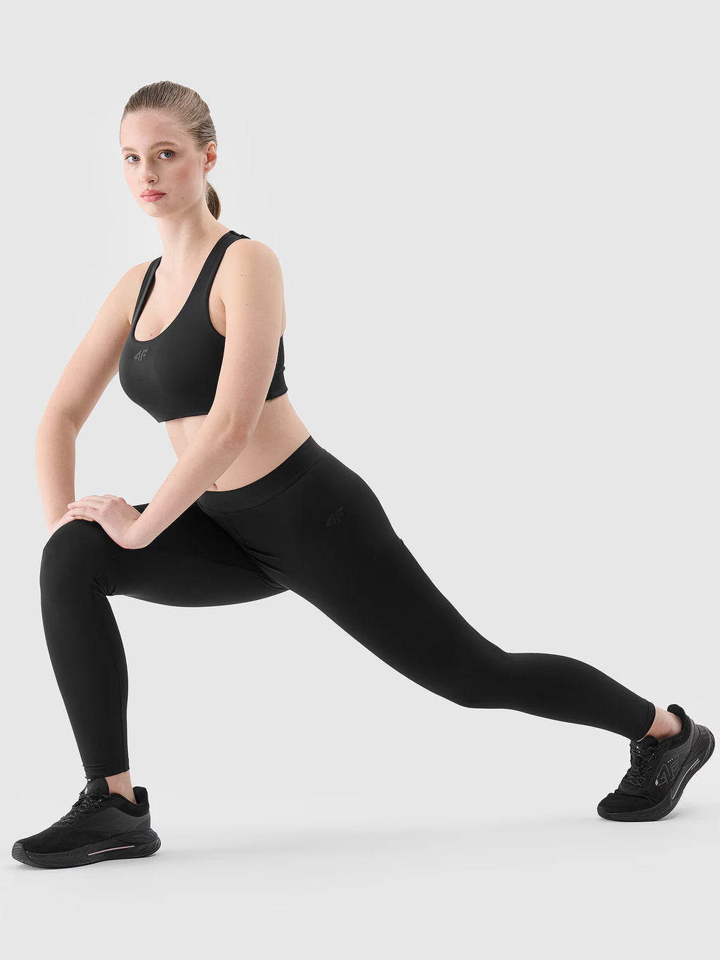 Legginsy treningowe z materiału z recyklingu damskie