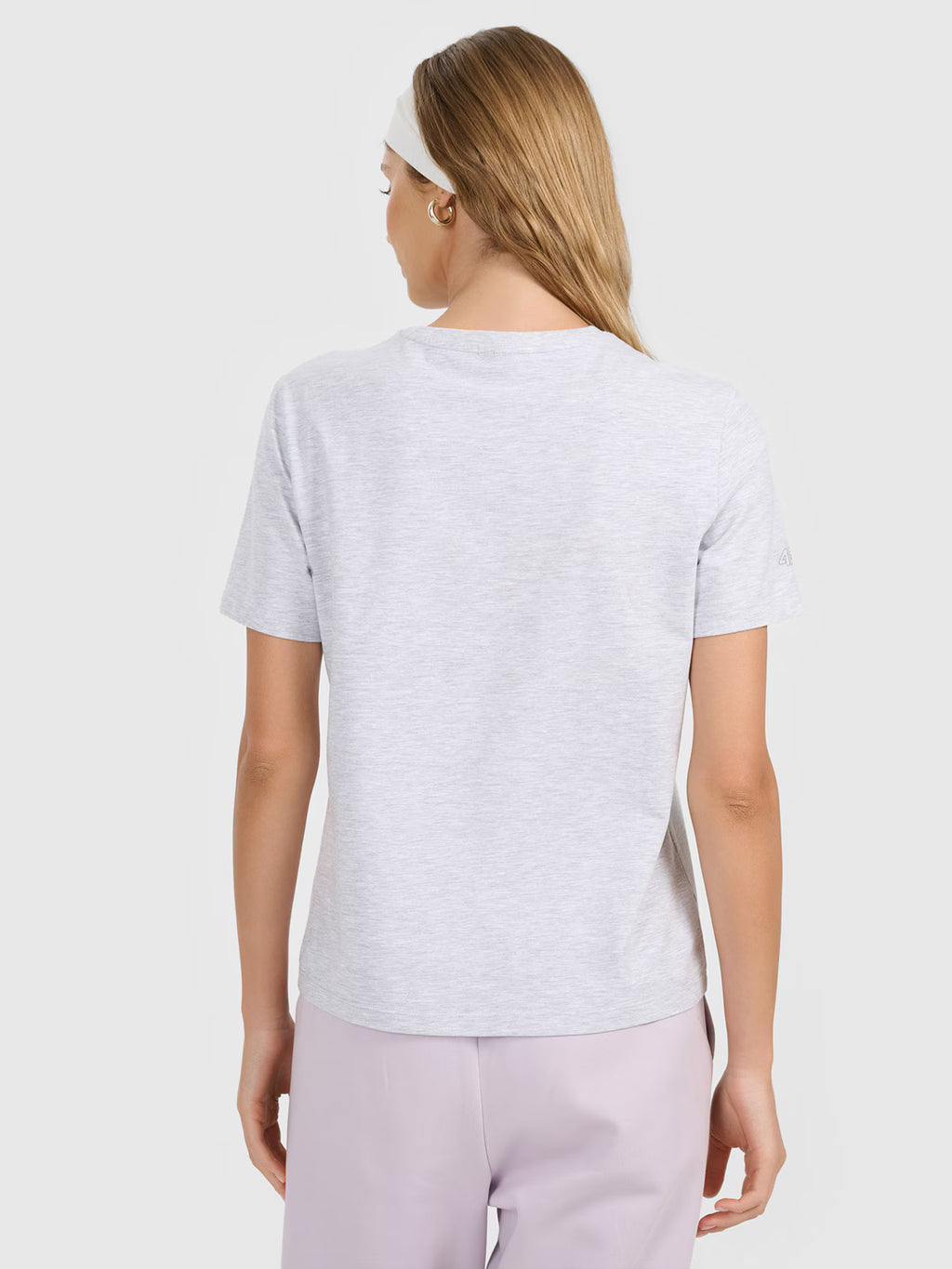T-shirt regular gładki damski