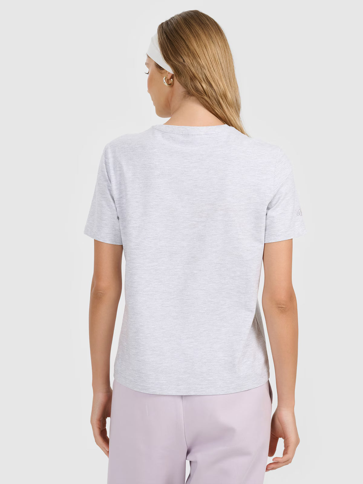 T-shirt regular gładki damski