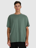 T-shirt oversize z nadrukiem męski