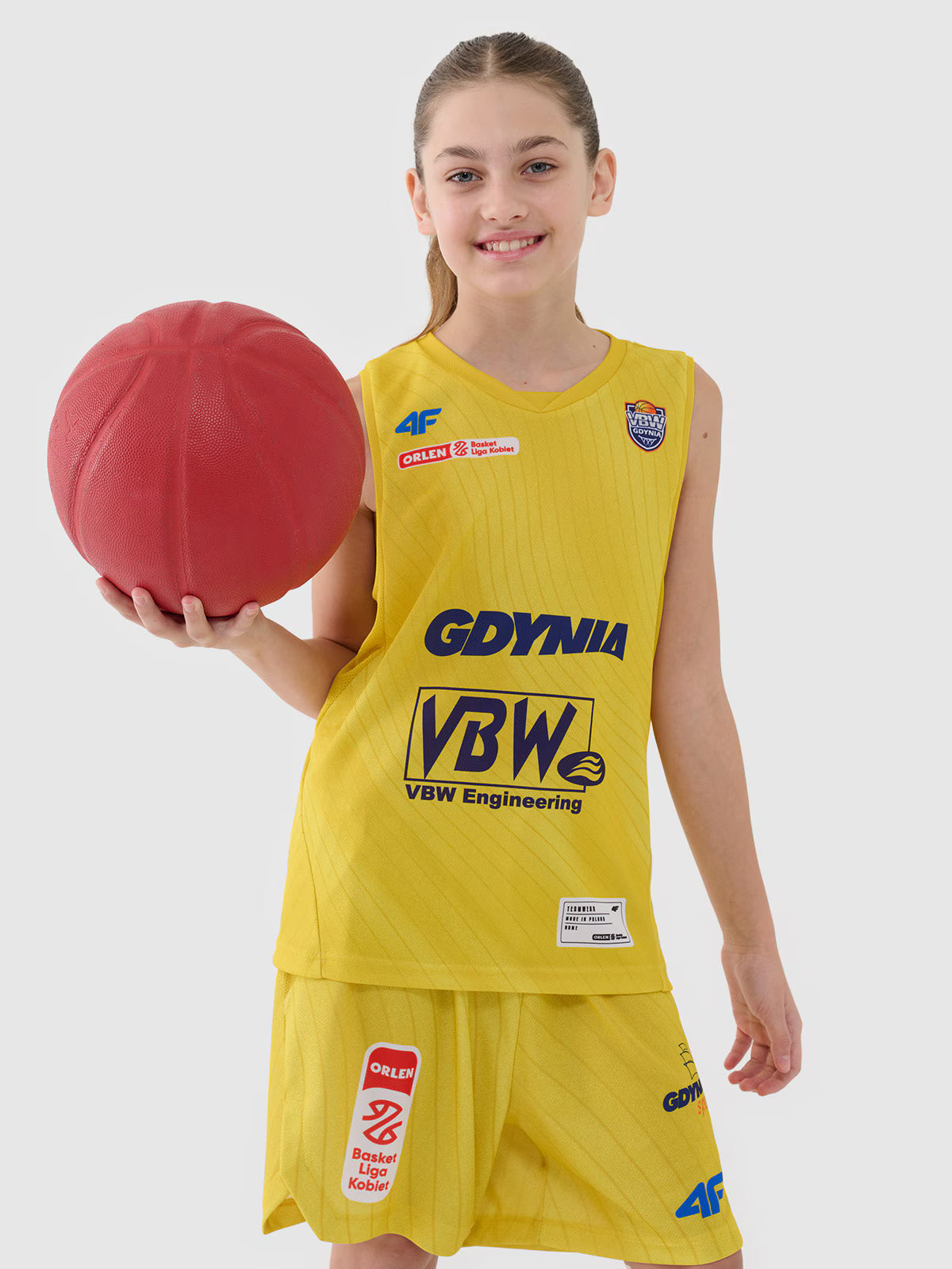 Koszulka meczowa replika wyjazdowa z sezonu 2024/25 dziecięca 4F x VBW Arka Gdynia