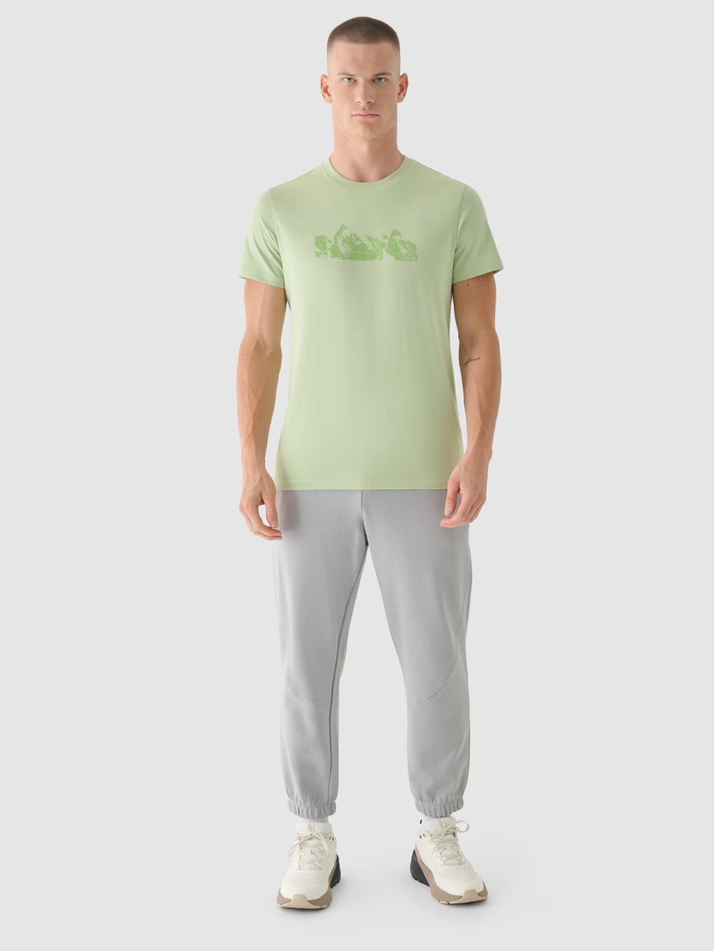 T-shirt regular z nadrukiem męski