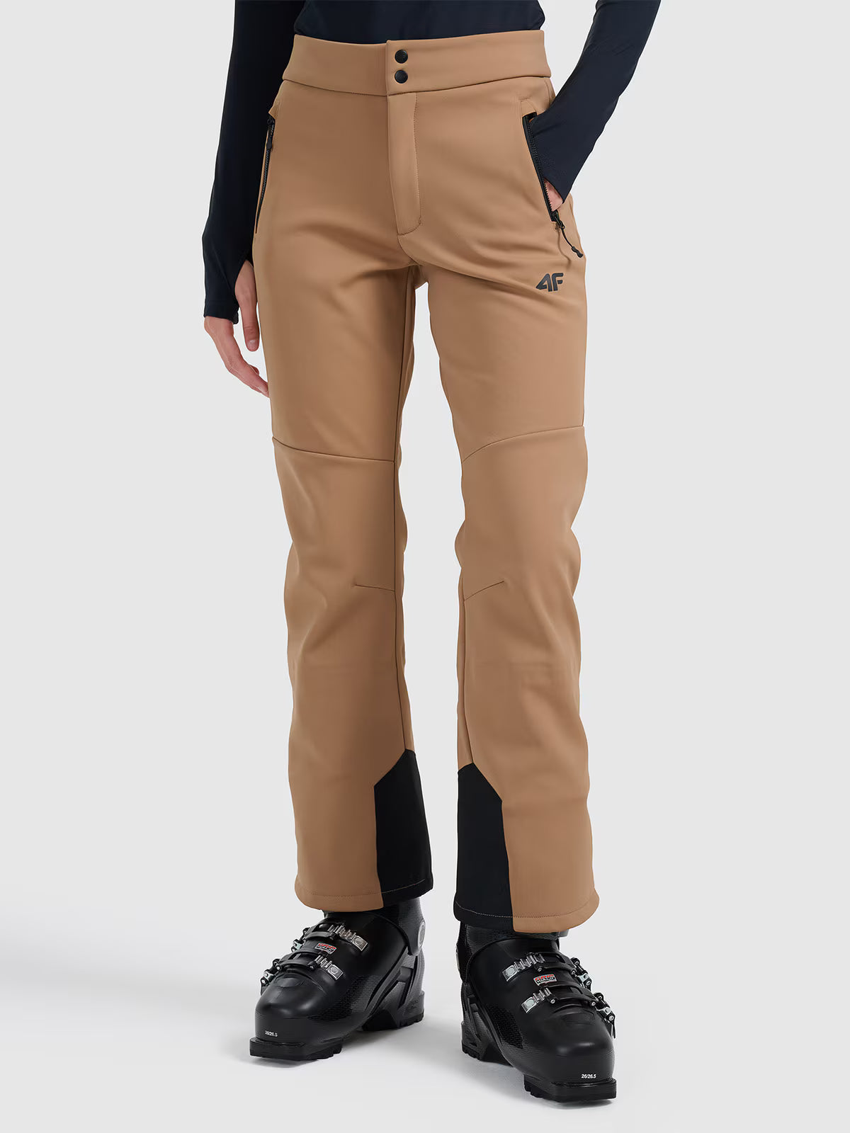Spodnie narciarskie softshell membrana 10000 damskie