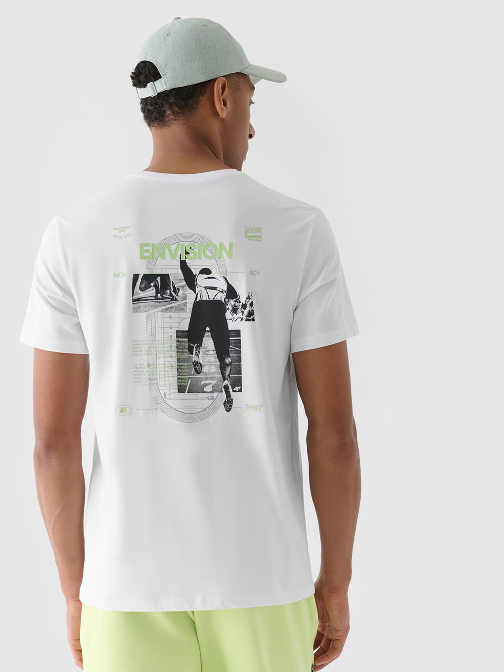 T-shirt regular z nadrukiem męski