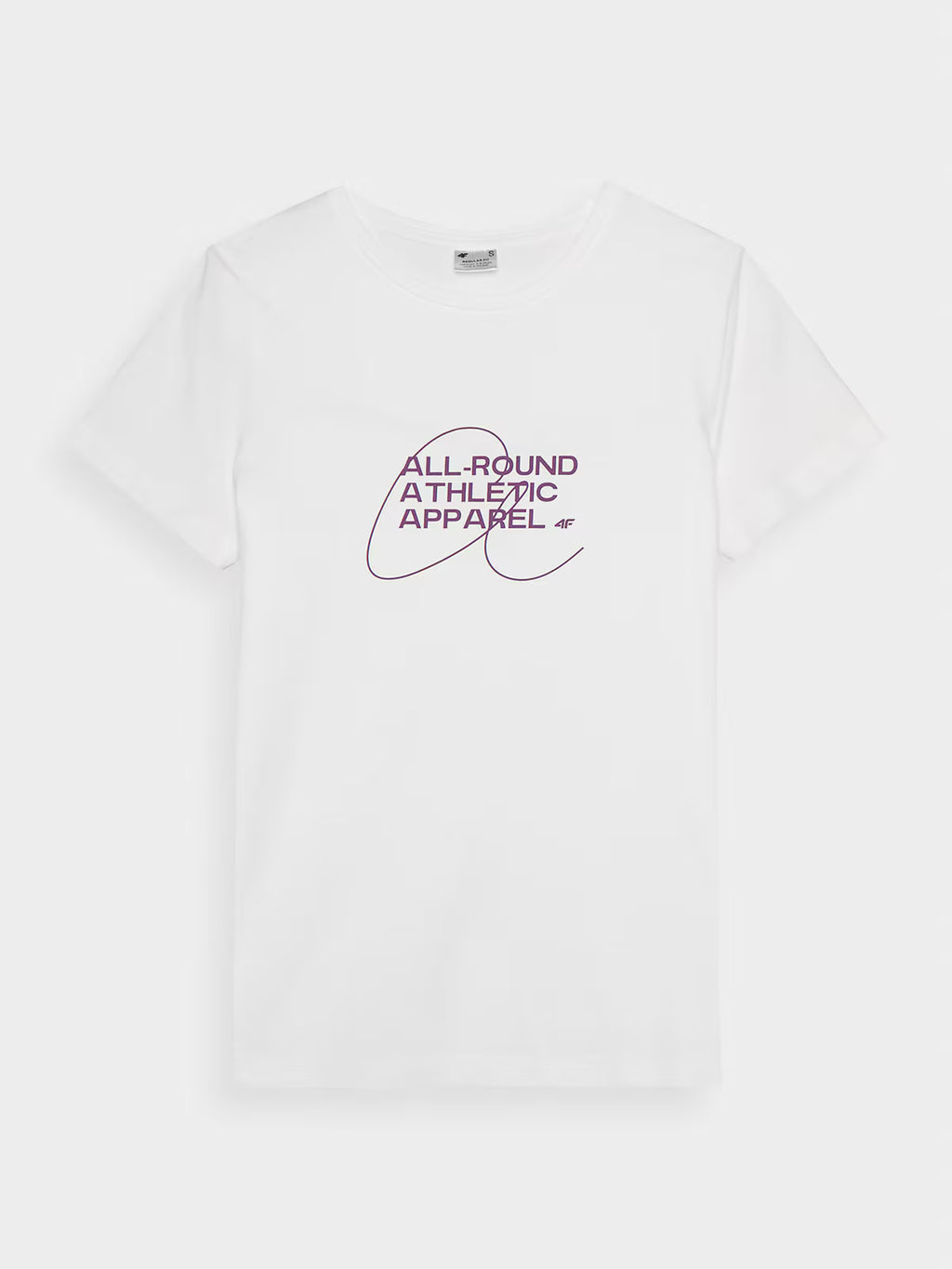 T-shirt slim z nadrukiem damski
