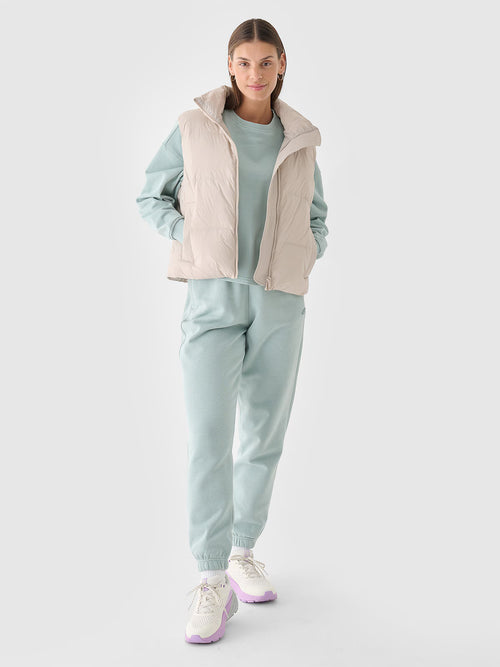Bluza dresowa nierozpinana bez kaptura damska