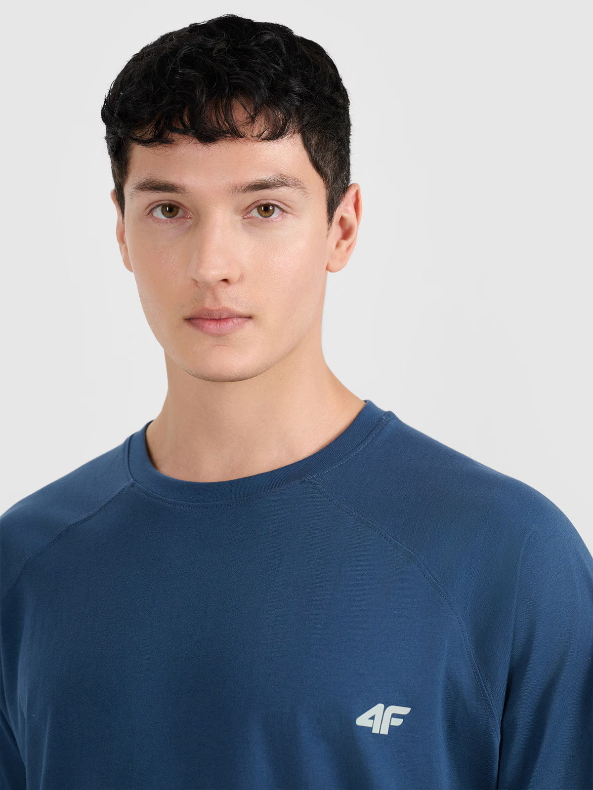 T-shirt oversize gładki męski