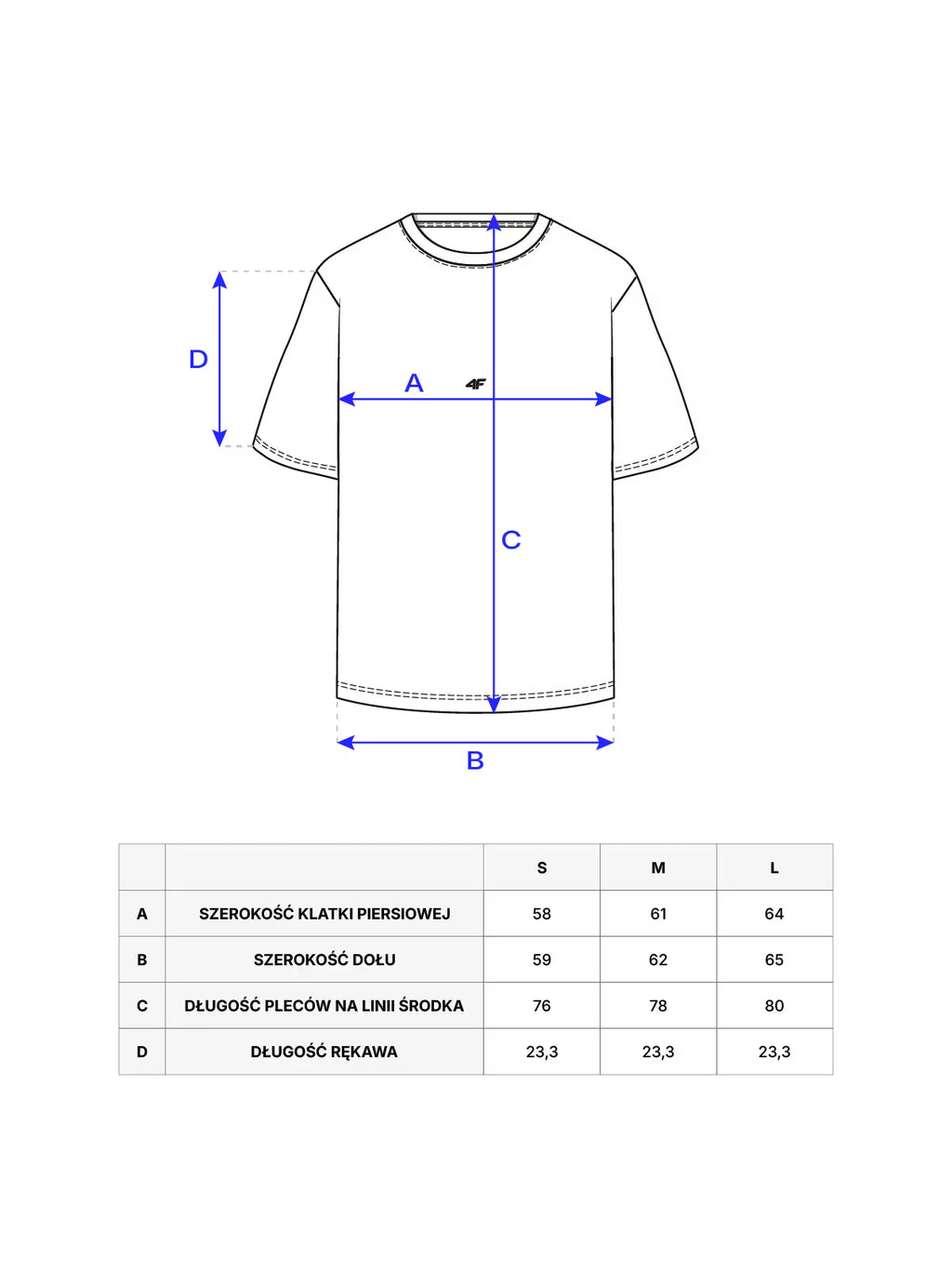 T-shirt oversize gładki męski 4F x Tomasz Fornal