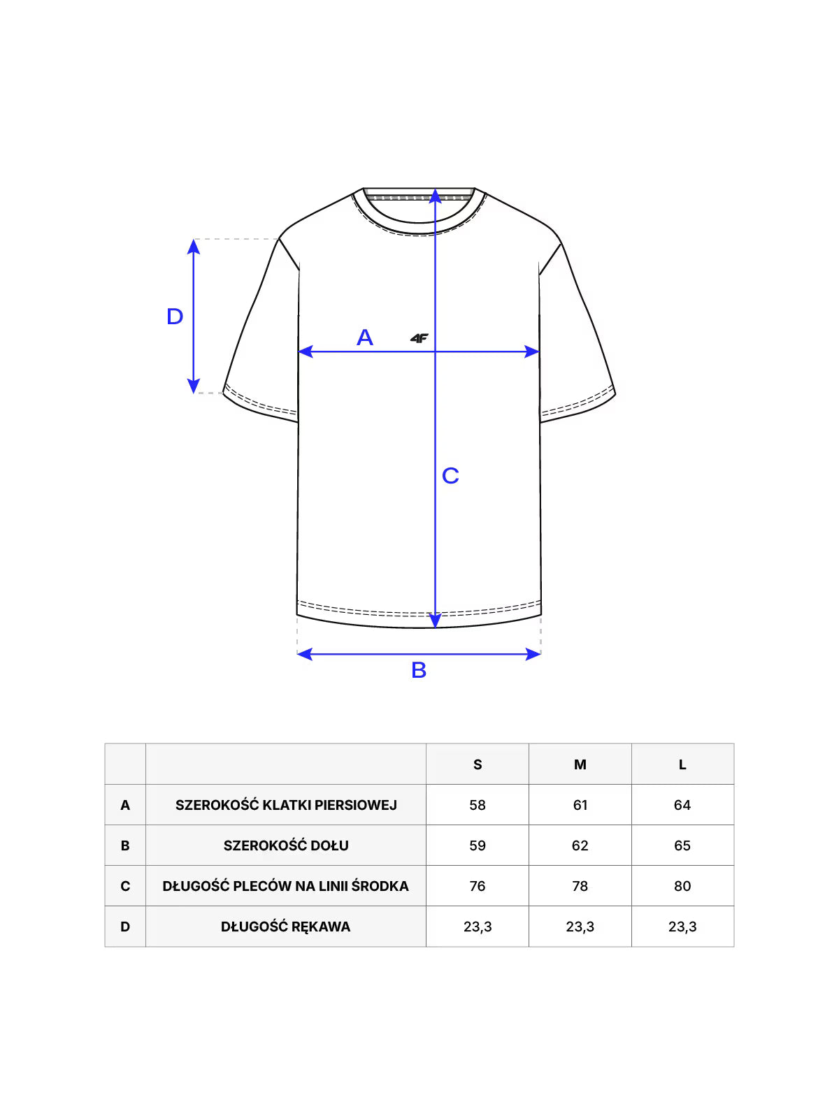 T-shirt oversize gładki męski 4F x Tomasz Fornal